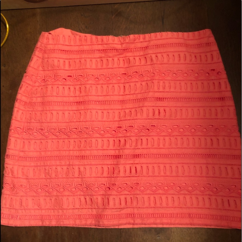 Peach skirt
